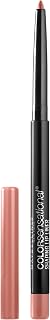 Maybelline Color Sensational Shaping Lip Liner with Self-Sharpening Tip, Totally Toffee, Nude, 1 Count