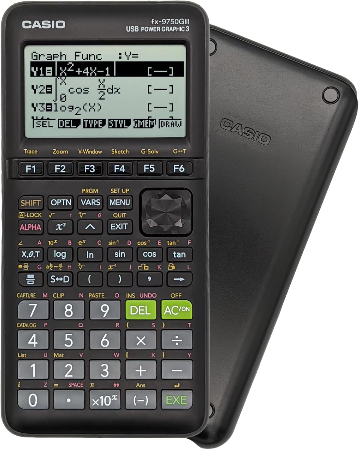 Casio fx-9750GIII Graphing Calculator | Natural Textbook Display | Python Programming | Ideal for Exams, STEM & Advanced Math | Black