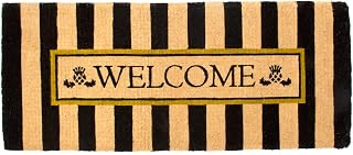 MACKENZIE-CHILDS Outdoor Front-Door Mat, Double-Door Welcome Mat, Outdoor Front-Door Mat, Awning Stripe