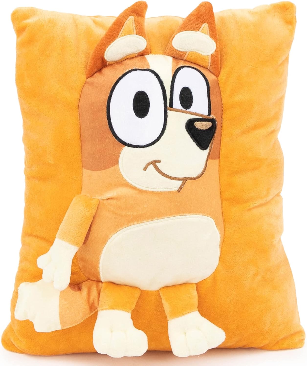 Bluey Bingo Snuggle Pillow - Super Soft Plush Decorative Throw Pillow – Measures 13 Inches (Official Product)