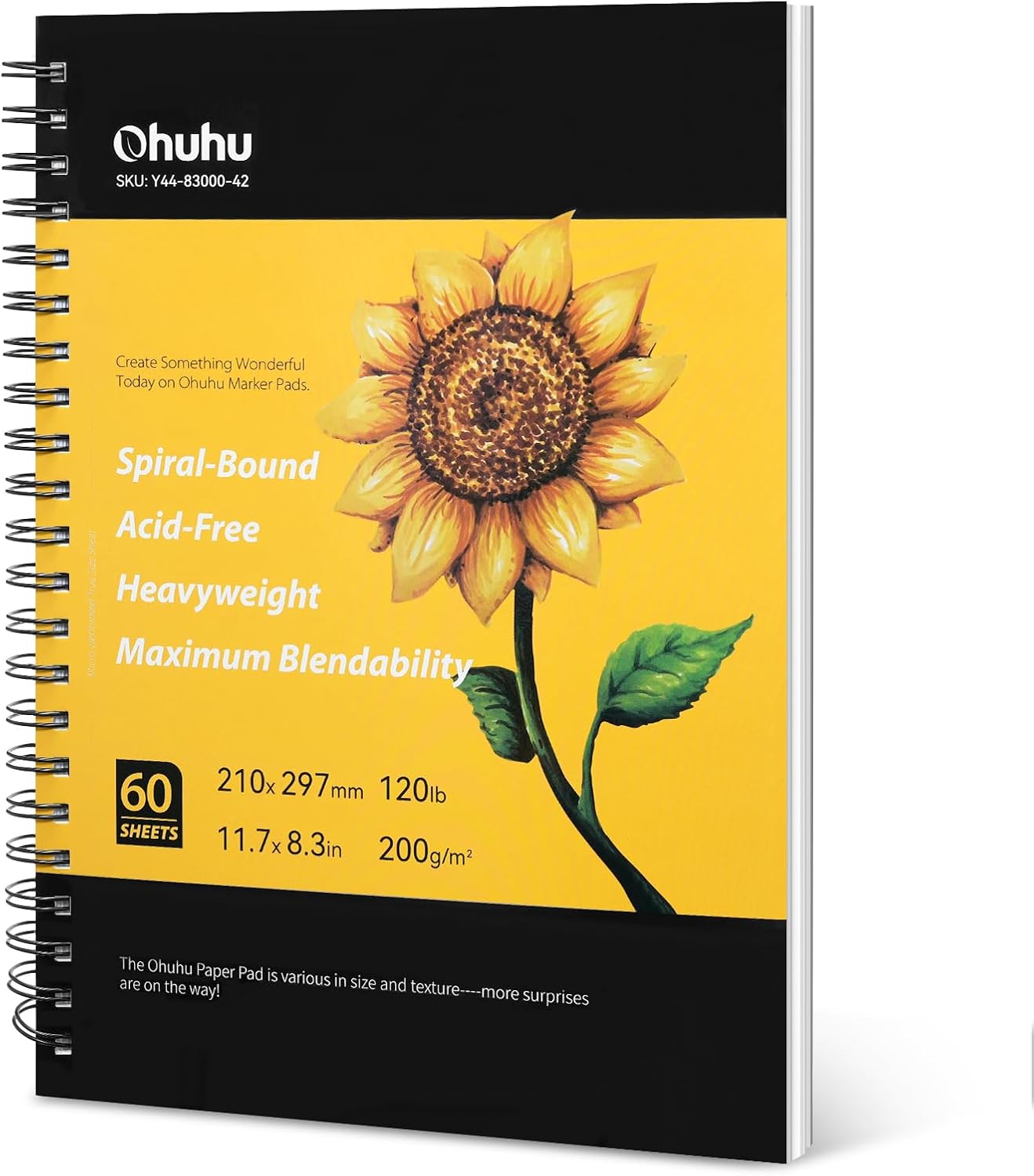 Ohuhu A4 Sketchbook for Alcohol Markers for Drawing & Sketching