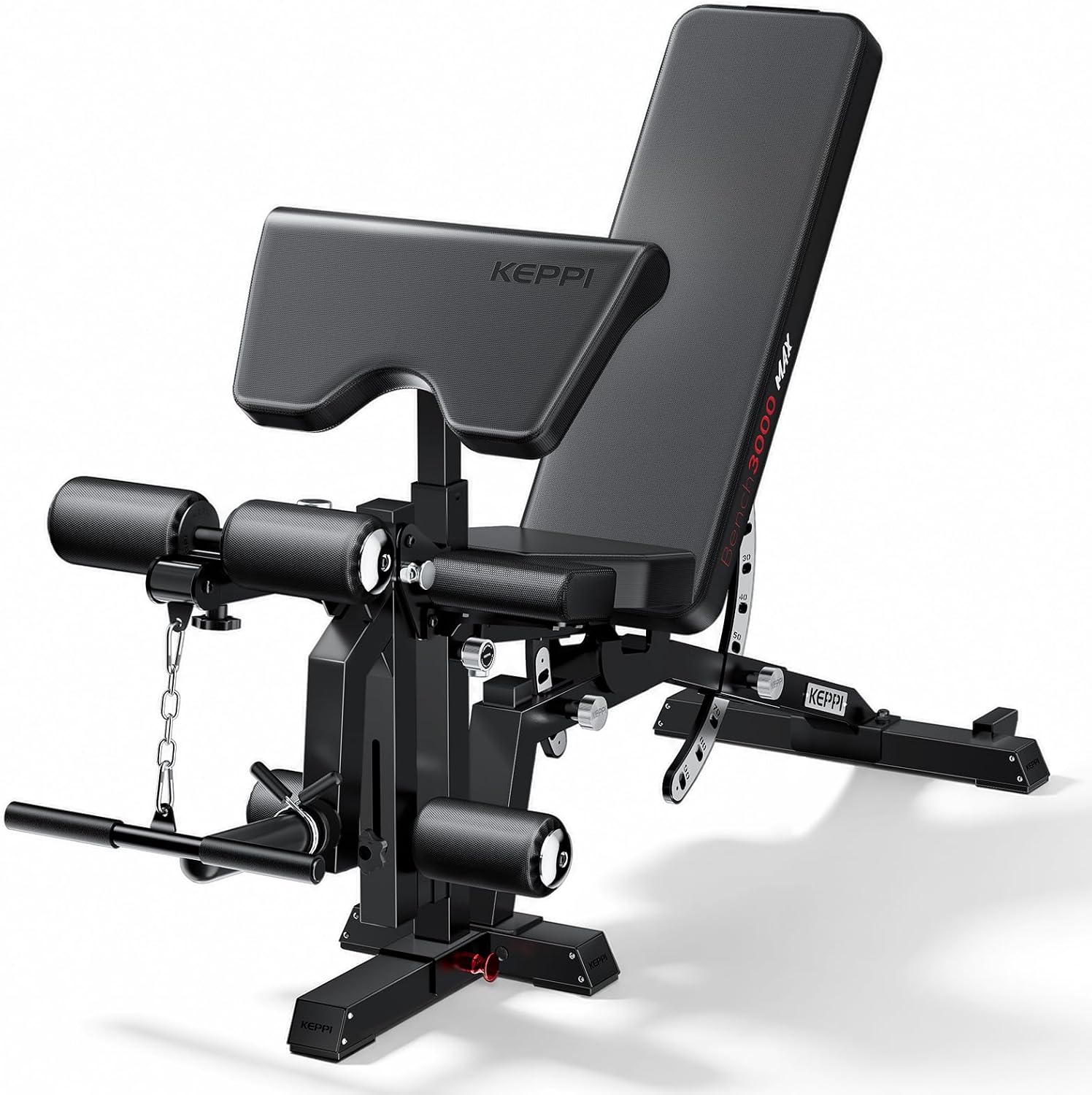 Keppi Fitness Functional Weight Bench - Bench3000 V2 for Leg Extension/Curl
