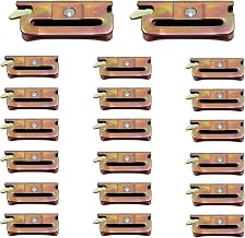 DC Cargo Loose E-Track Spring Fitting for Creating Custom TieDown Straps, Hammocks, Cargo Nets, Load Bars, Hooks, Shoring Beams, Gear Racks. Heavy Duty Steel Fitting Inserts Into E Tracks (Pack of 20)
