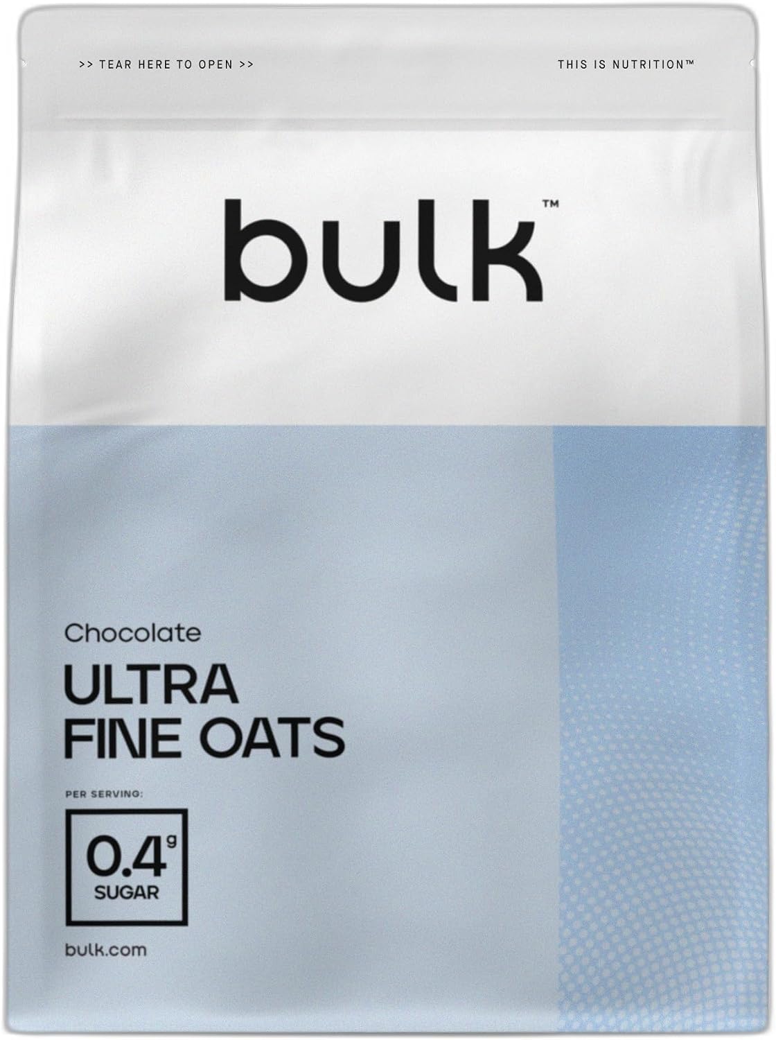 Bulk Ultra Fine Scottish Oats, Chocolate, 1 kg
