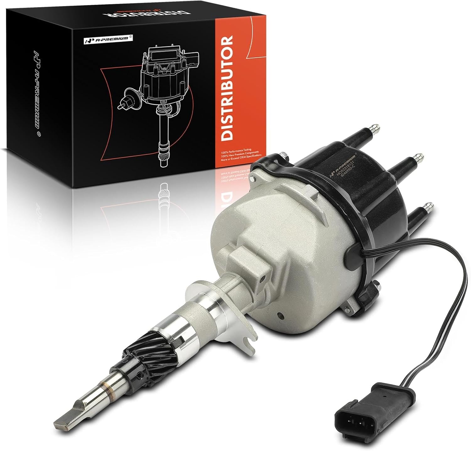 A-Premium Ignition Distributor with Cap and Rotor Compatible with Jeep Grand Cherokee 1998, Wrangler, Cherokee 1998-1999, 4.0L