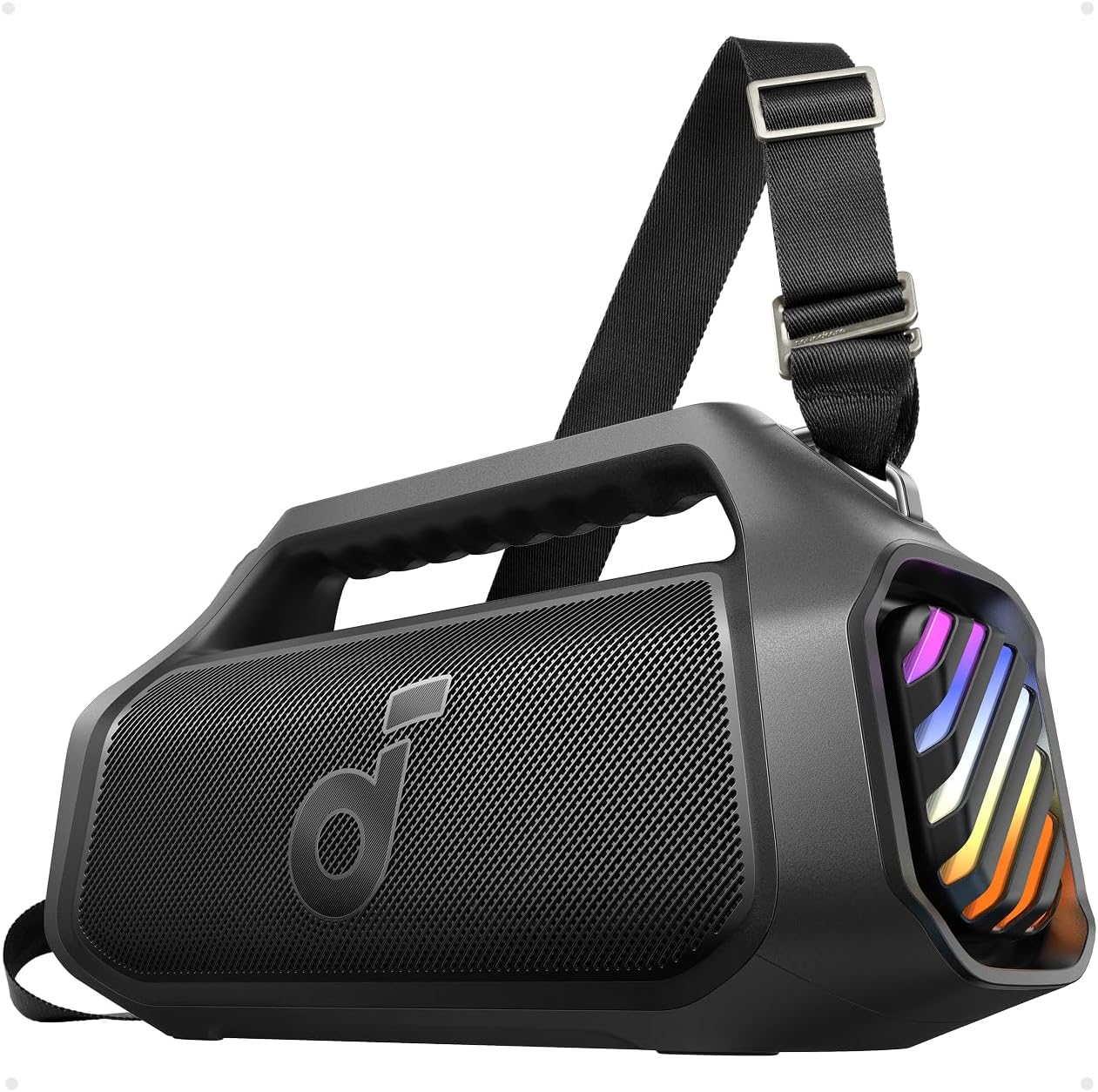 soundcore Anker Boom 2 Plus Outdoor Speaker, Bluetooth Speaker with 140W, 2+2 Channel, BassUp 2.0, 20H, Fast Charge, IPX7 Waterproof, RGB Lights, USB-C, Power Bank, for Camping, Beach, Garden
