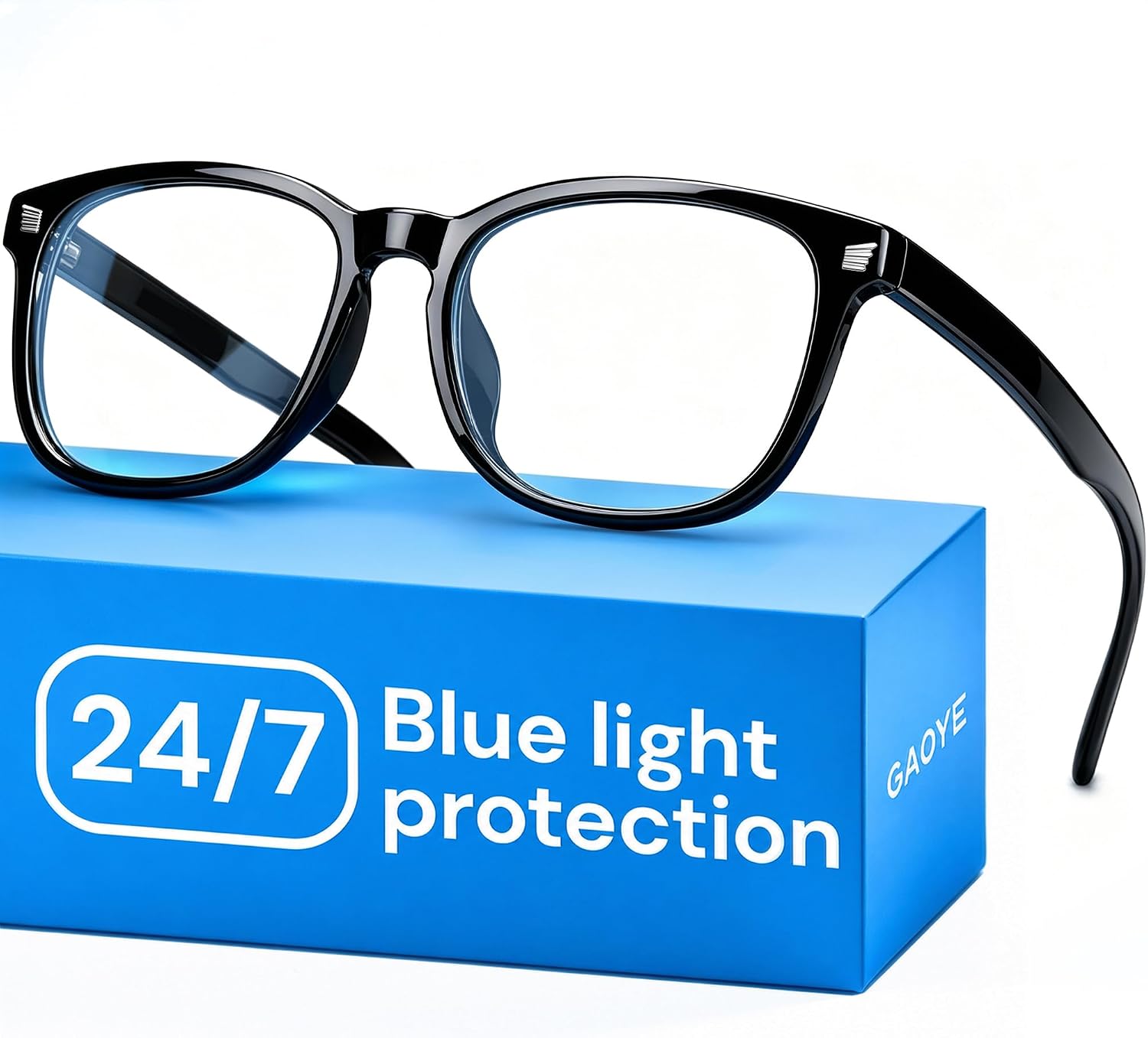 Gaoye Blue Light Glasses for Computer & Gaming - Black