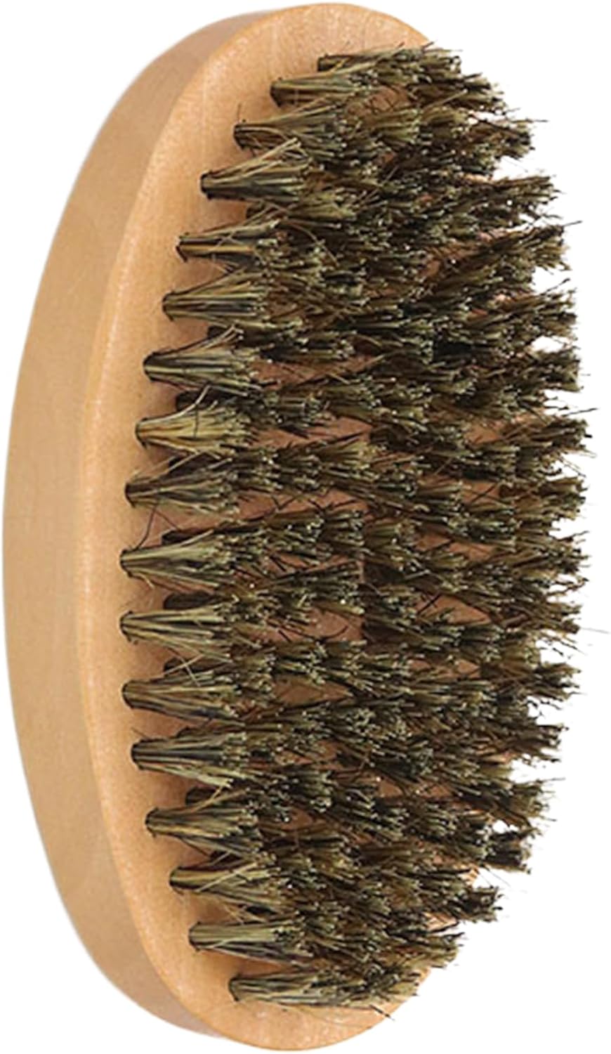 Men Beard Brush, Mustache Styling Tool with Soft Bristles, Anti-Slip Grip, Sturdy Beards Care Grooming, Ideal for Outdoor, Business Trips, Home, Apartments, Beard Enthusiasts