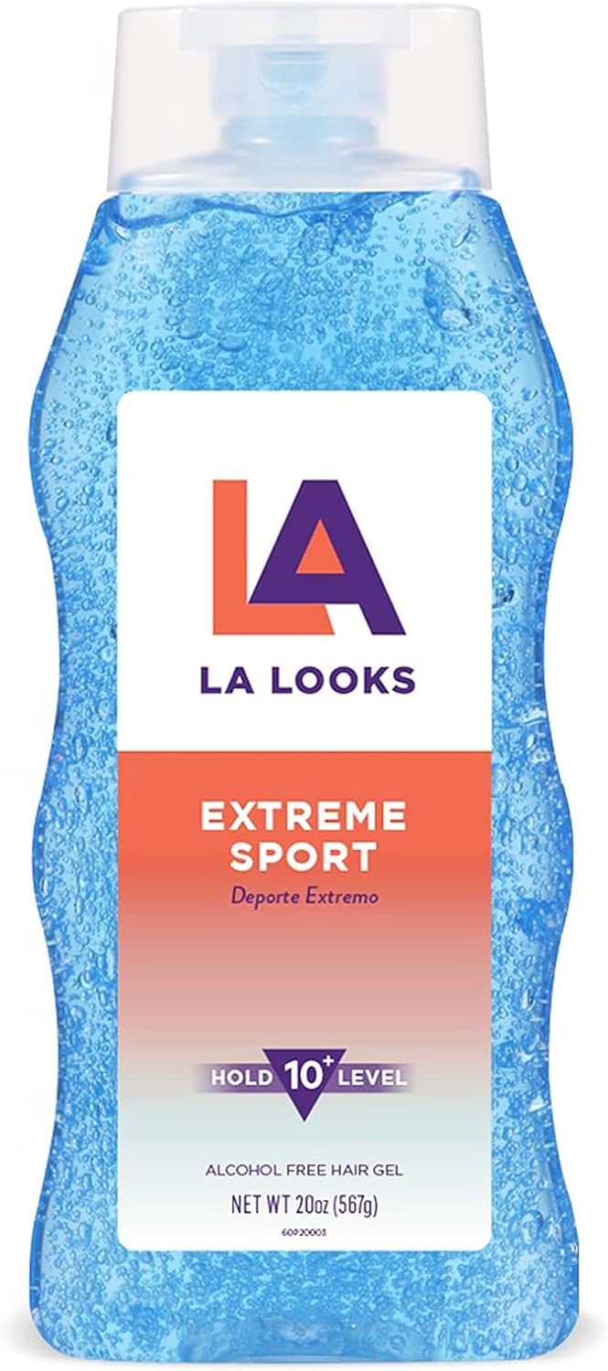 L.A.Looks Sport X-Treme Hold Level 10+ Hold Hair Gel - 20 Oz