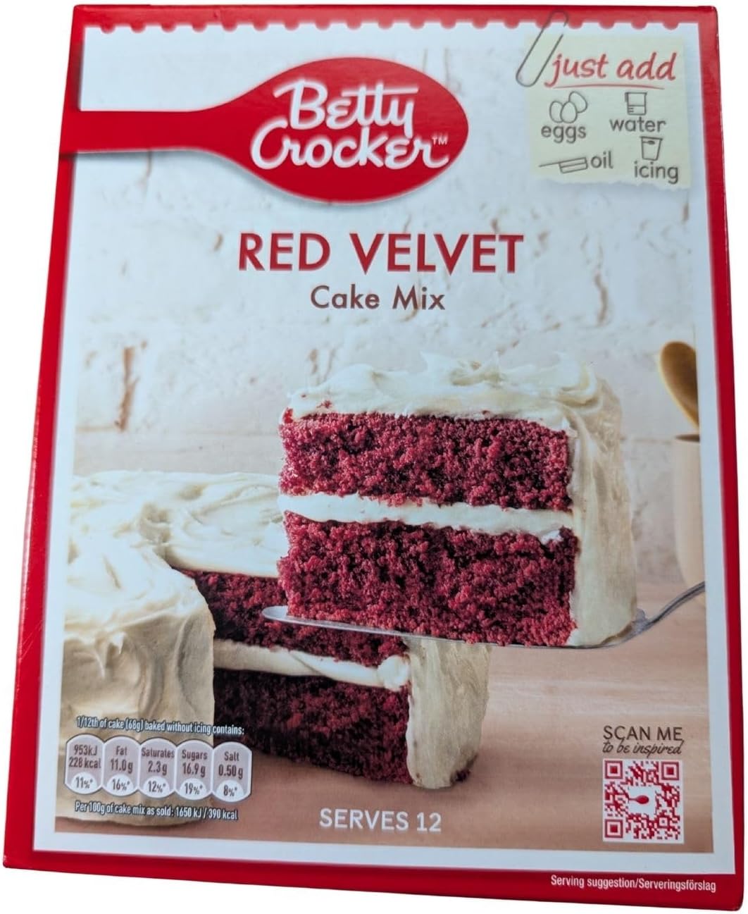 Betty Crocker Red Velvet Cake Mix, 425g