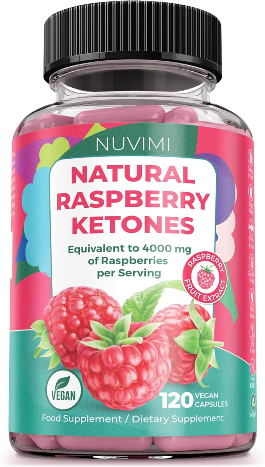 Raspberry Ketones - 4000 mg - Natural Food Supplement to Help Support Healthy Keto Diet for Men & Women - 120 Pills