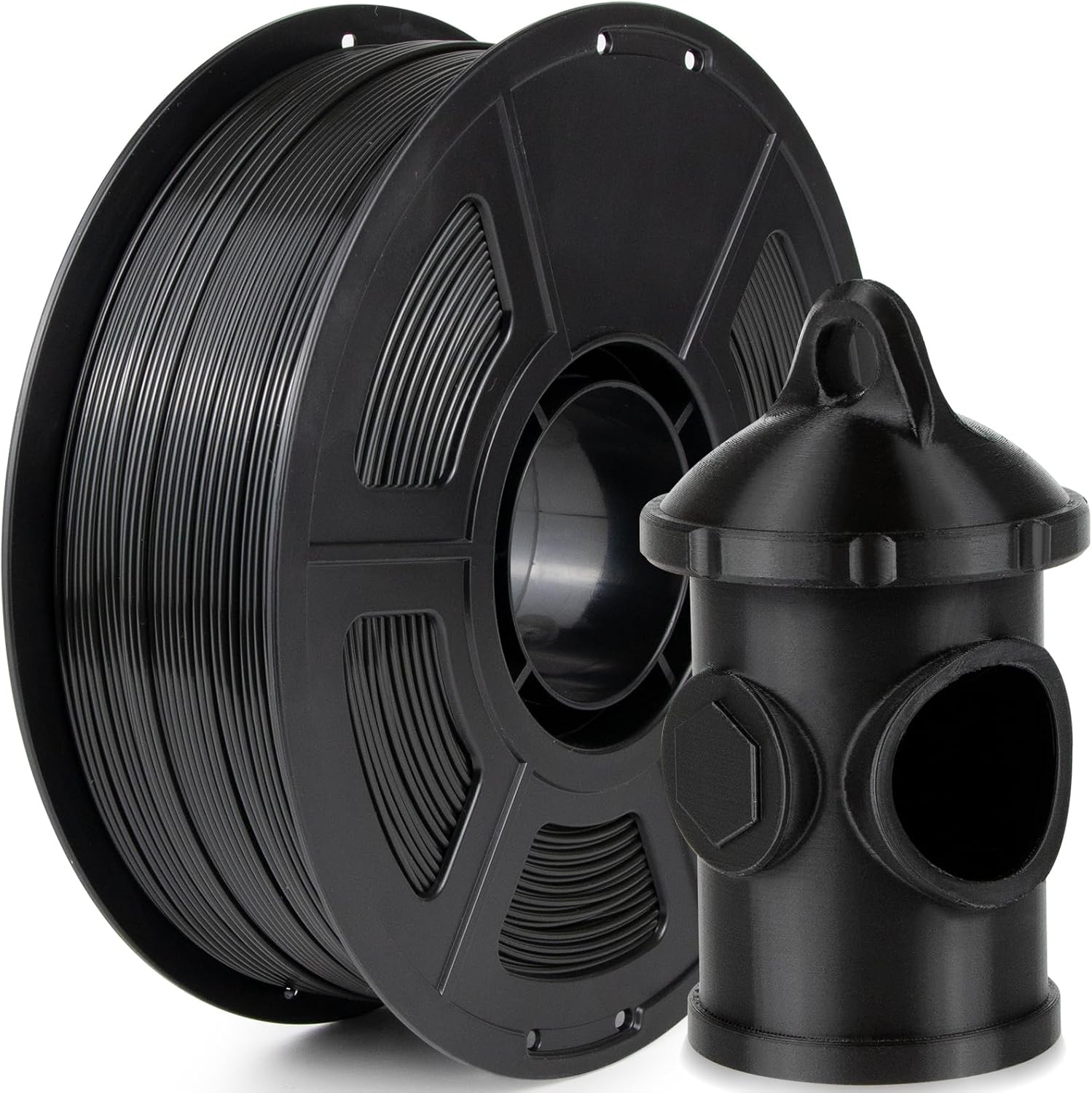 iSANMATE ASA Filament 1.75mm Black 1KG, UV & Weather Resistant 3D Printer Filament Perfect for Outdoor Functional Parts, Dimensional Accuracy +/- 0.02mm, 1kg Spool (2.2lbs)