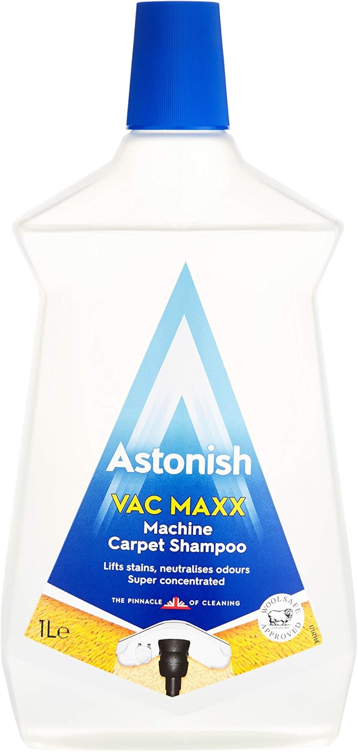 Astonish Vac Maxx Machine Carpet Shampoo, 1 Litre