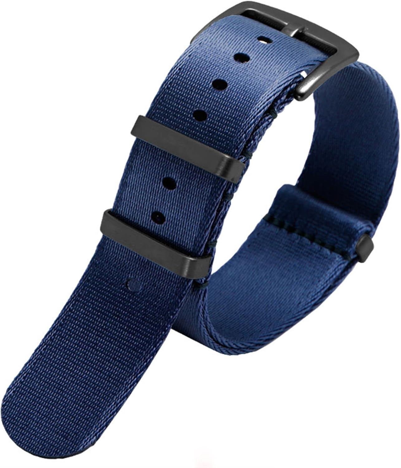 ZCCZJS 20mm 22mm Seatbelt Watch Band Nylon Strap,For Seiko Mido Military Striped Replacement Men Watch