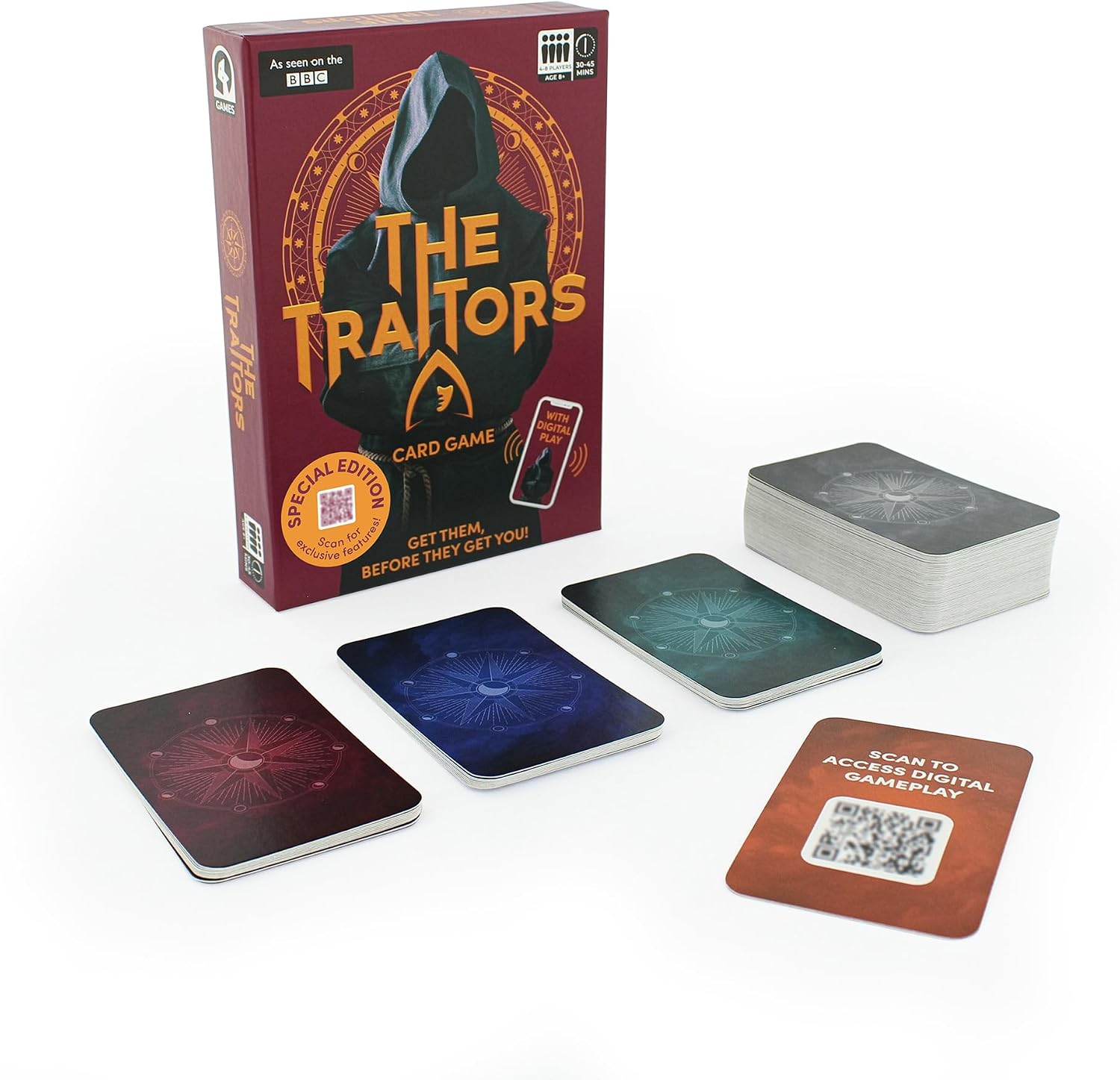 Ginger Fox The Traitors Special Edition Card Game | Official Game | With Digital Banishments and Murders | Trust No One In This Fun Family Game of Deception
