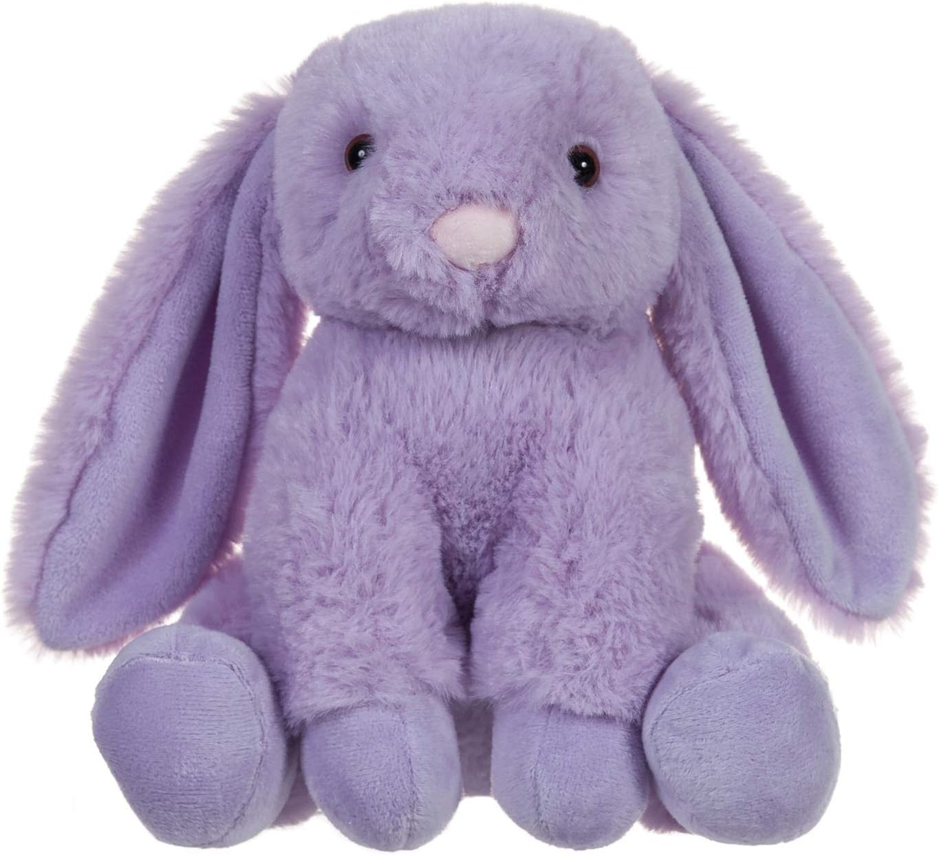 Apricot Lamb Toys Plush Purple Bunny Rabbit Stuffed Animal with Fluffy Soft Ears (Purple Bunny, 8 Inches)