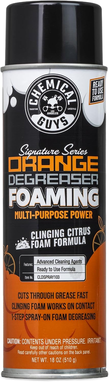 Chemical Guys, Citrus Degreaser Aerosol, Industrial Engine Cleaner, 18 oz