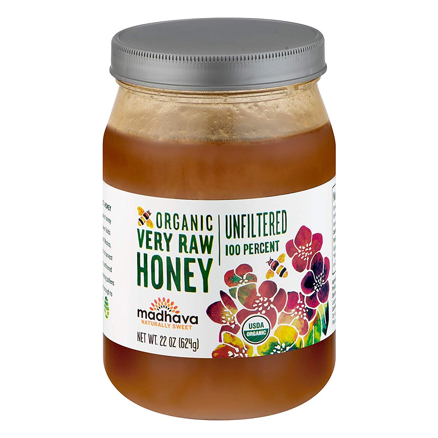Madhava Natural Sweeteners Organic Honey, 22-Ounce - Packaging May Vary