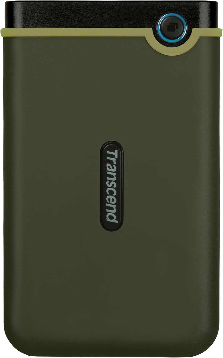 Transcend StoreJet 25M3 2TB Rugged Portable Hard Drive, Military Grade Shockproof, USB-A 3.1 Portable HDD for PC, Mac & Laptop, Military Green TS2TSJ25M3G