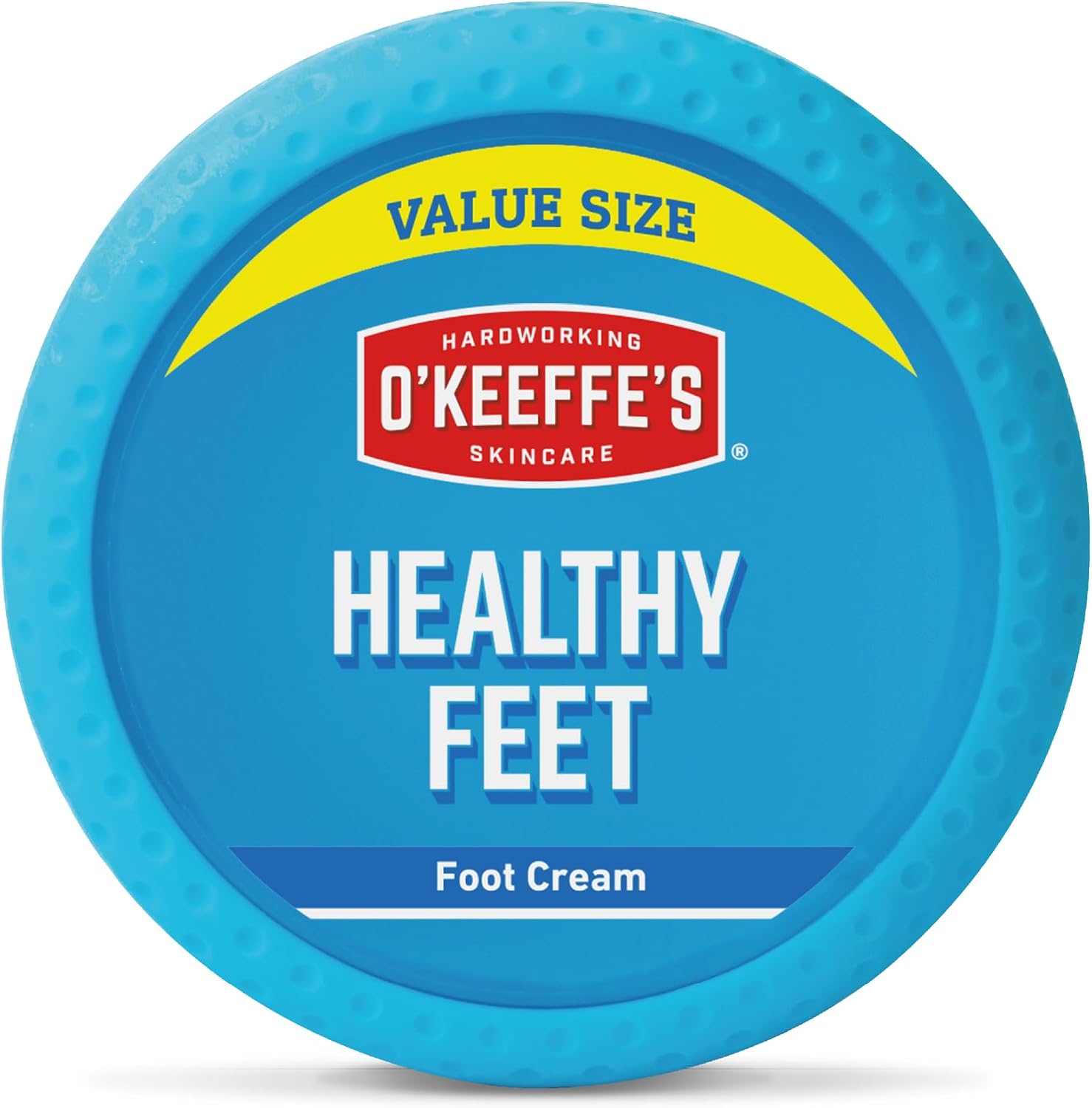 O'Keeffe's Healthy Feet Value Size Jar, 180g – Foot Cream for Extremely Dry, Cracked Feet | Instantly Boosts Moisture Levels, Creates a Protective Layer & Prevents Moisture Loss