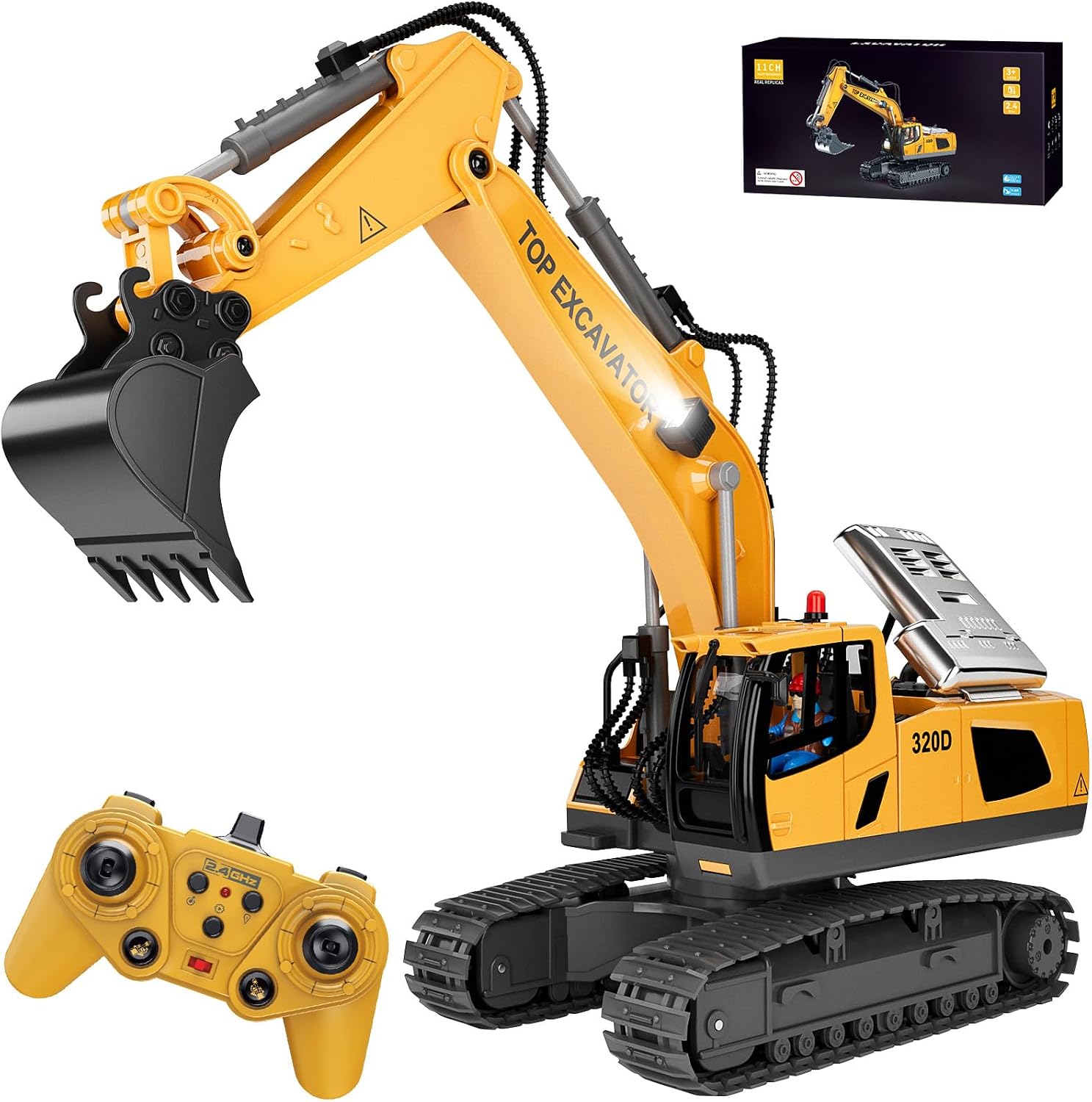 KIDMARKT Remote Control Excavator Toy for Boys