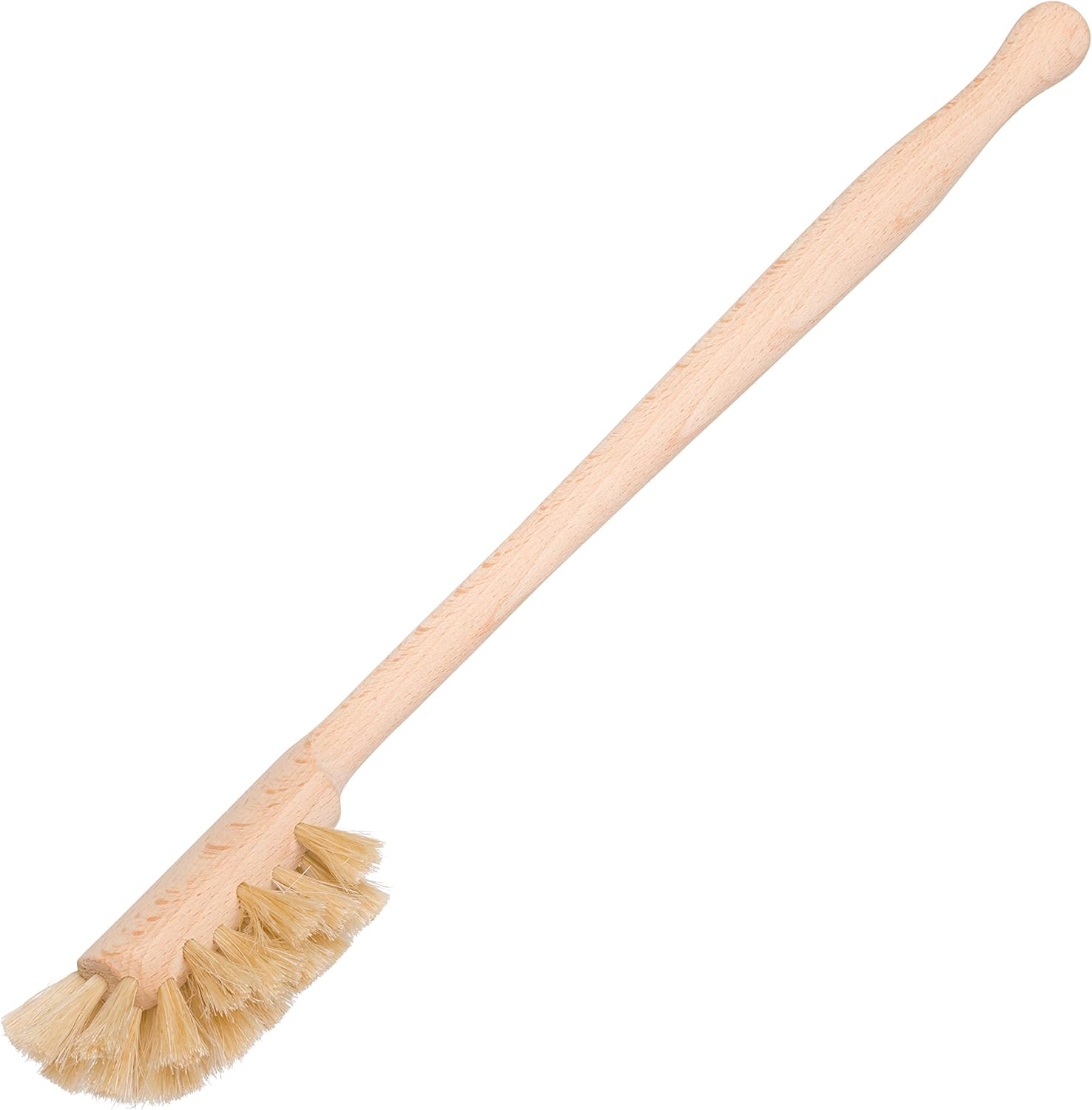 REDECKER Horsehair Drinking Bottle Brush with Beechwood Handle, 13-3/4-inches - Natural Wooden Bottle Brush - Made in Germany