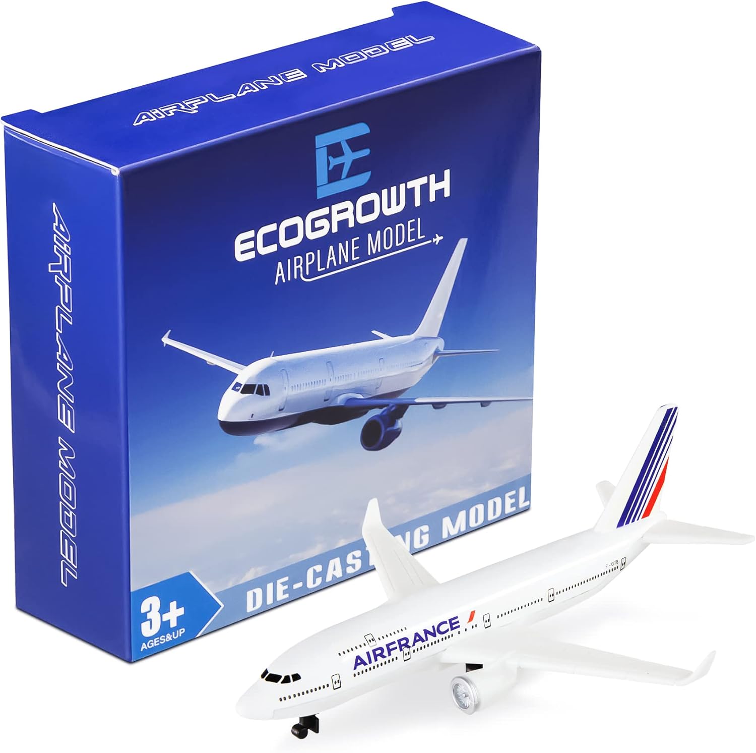 EcoGrowth Model Planes France Airplane Model Airplane Plane die-cast Planes for Collection & Gifts for Christmas, Birthday