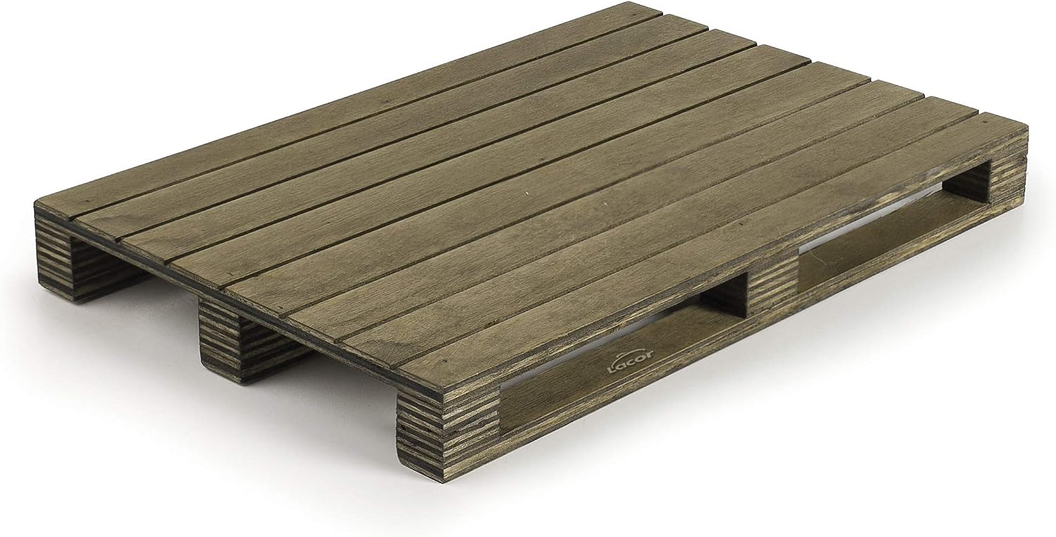 LACOR 61058 Mini Pallet, Wood, Multicoloured