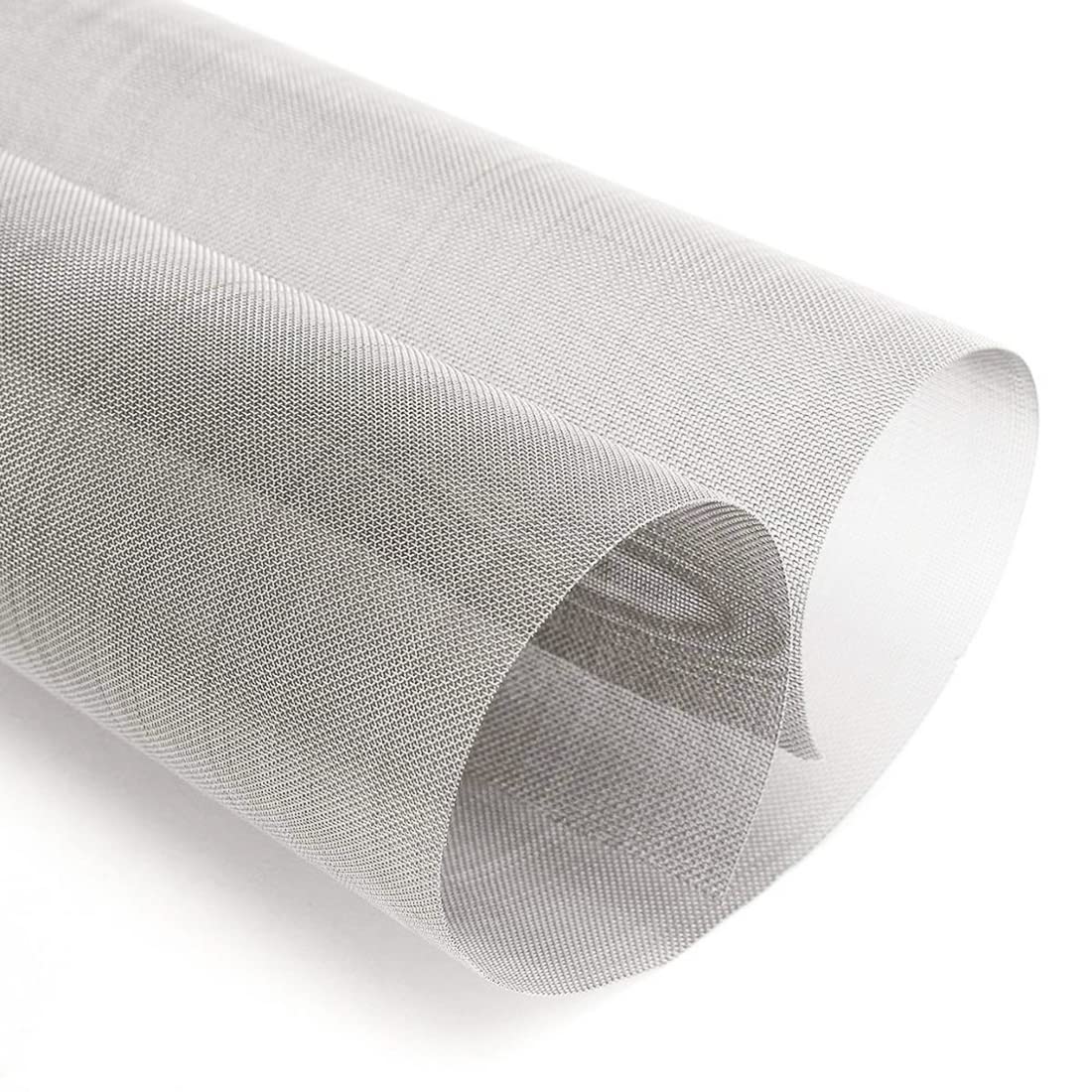 1Pack 400 Mesh 304 Stainless Steel Woven Wire Mesh, Never Rust, Hard and Heat Resisting Wire Mesh, Fine Screen Mesh for Many Projects, 11.8 x 23.6 Inch