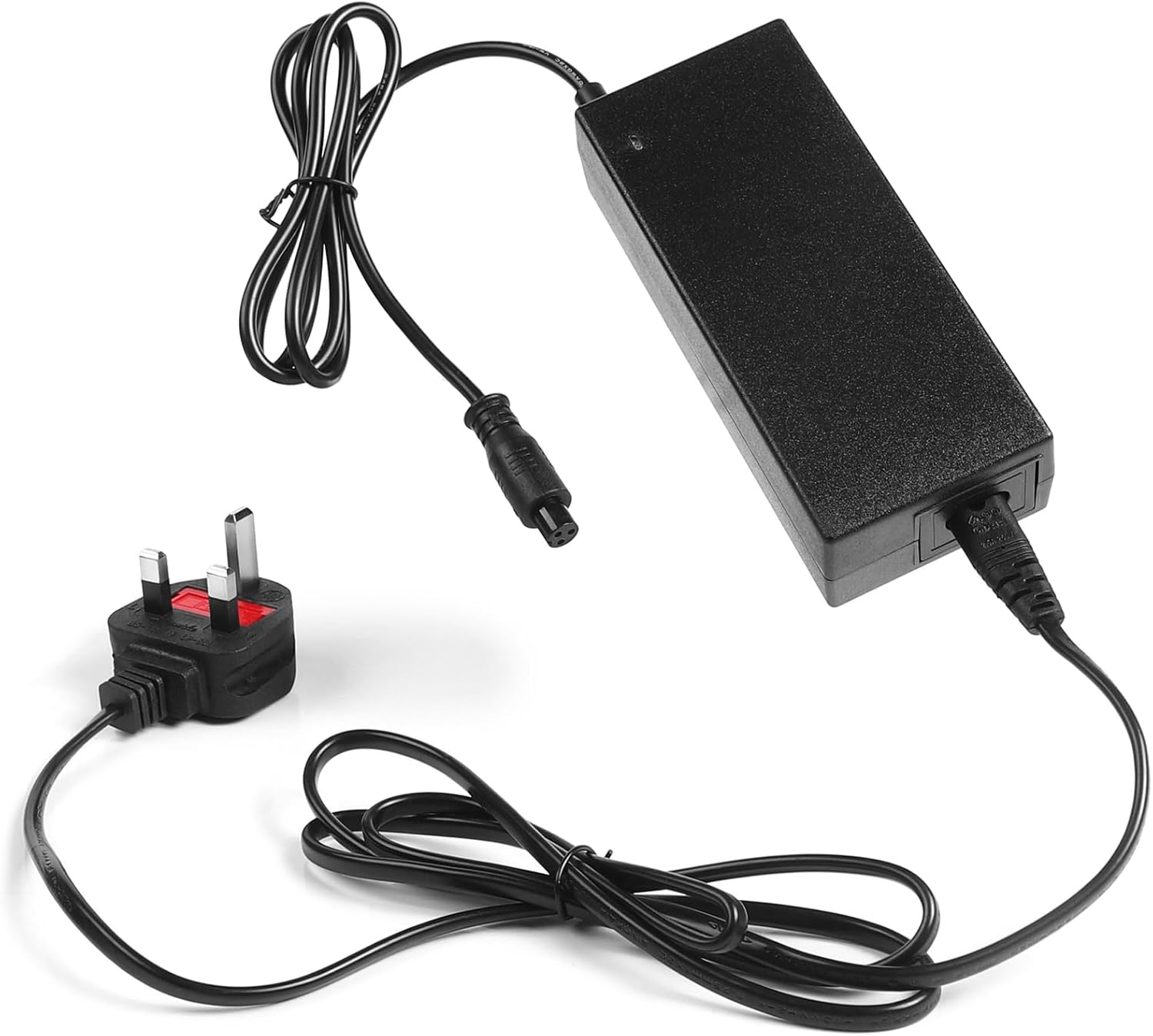 Hoverboard Electric Scooter Battery Charger 42V 2A AC Adapter for Hover-1 Segway Nilox DOC Swagtron Swagway 2 Wheel Self Balancing Scooter (8mm 3-pin)