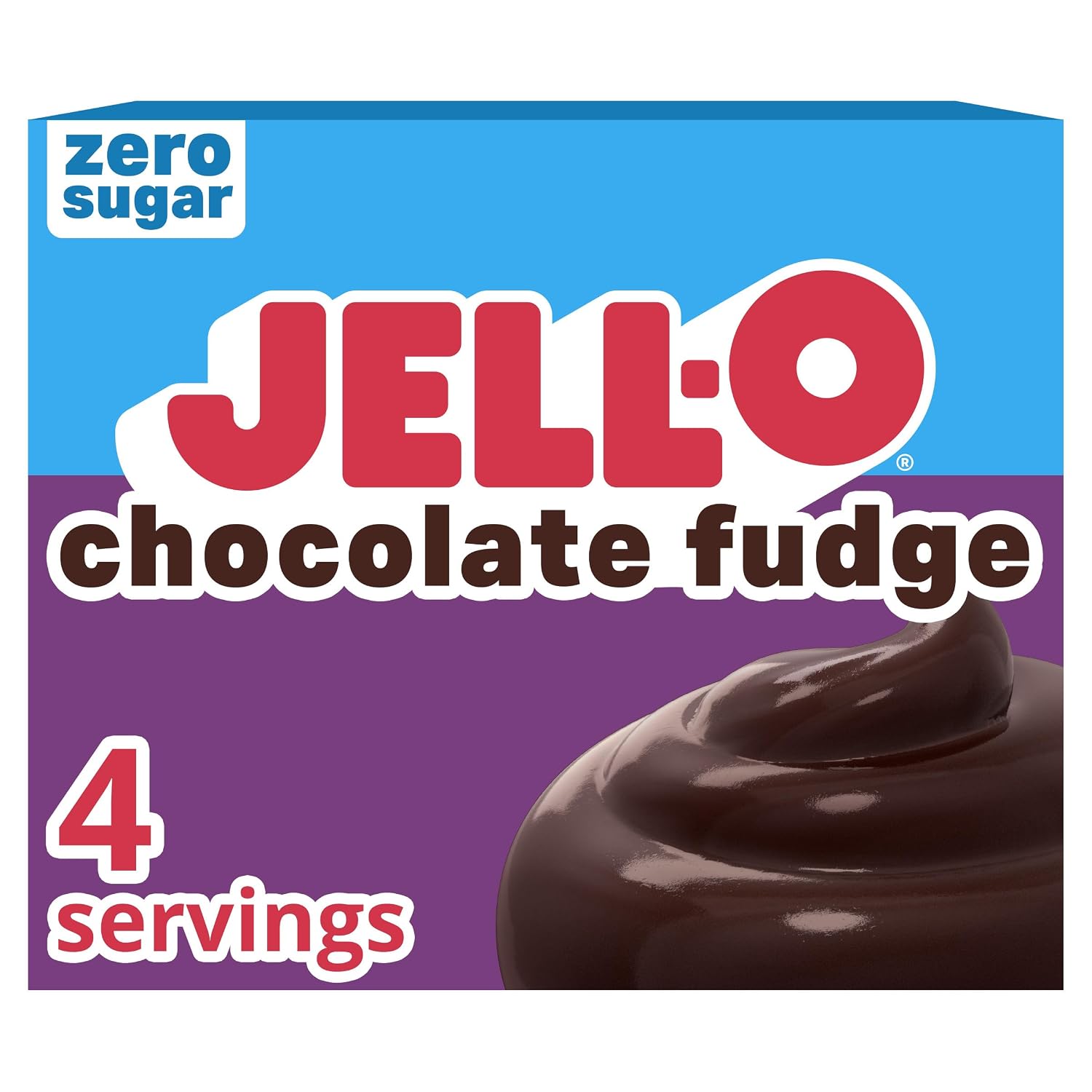 Jell-O Instant Pudding & Pie Filling Mix, Chocolate Fudge, 1.4 oz Box