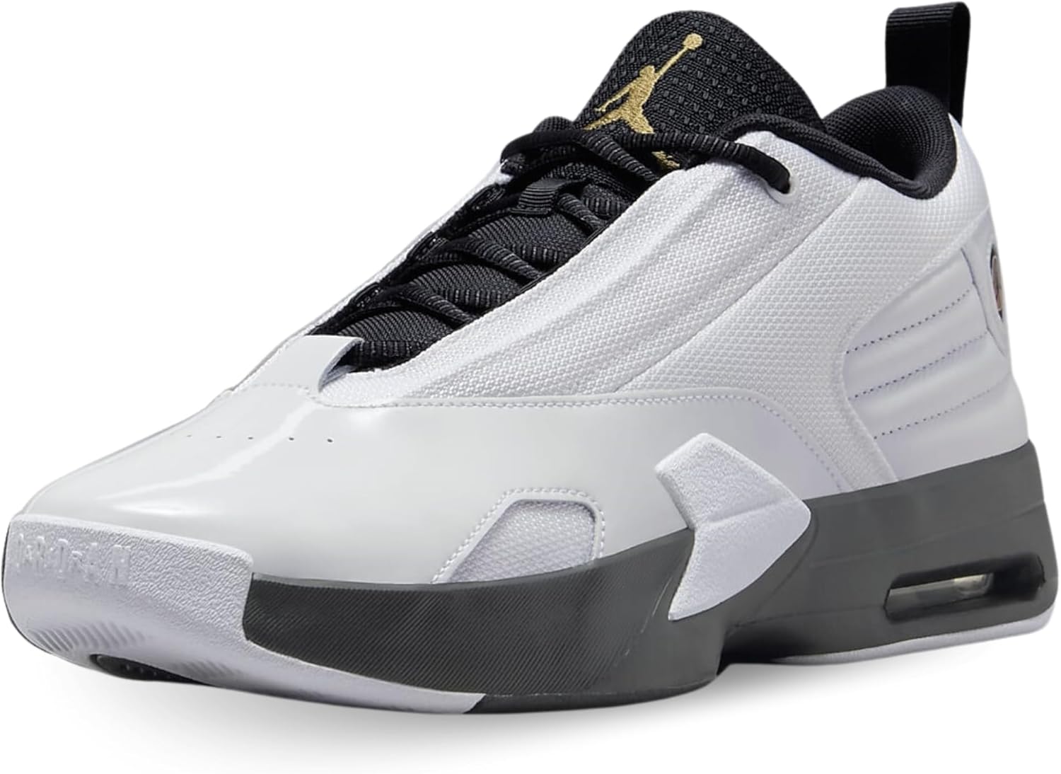 Jordan Max Aura 6 Men's Shoes (FQ8298-101, White/Black/Metallic Gold)