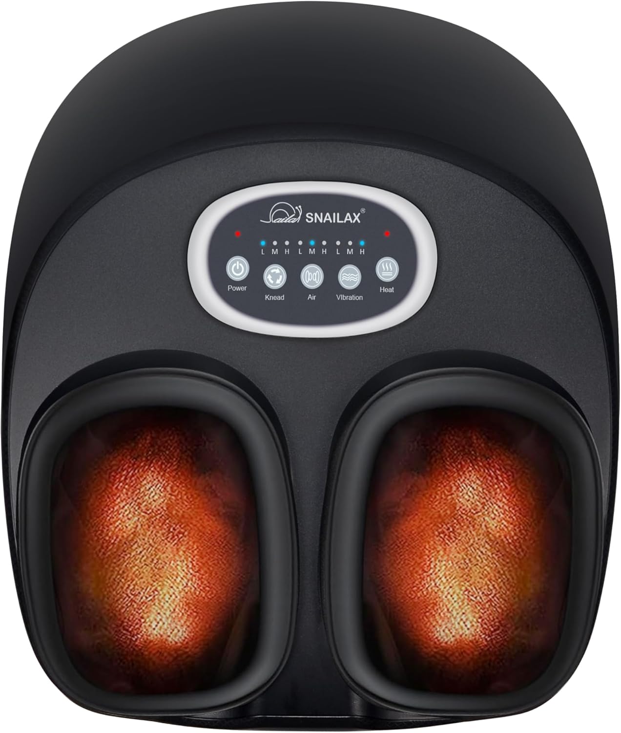 Snailax Shiatsu Foot Massager with Heat, Compression, Vibration, Deep Kneading Foot Massager, Electric Feet Massager for Neuropathy Pain,Gifts for Women,Men