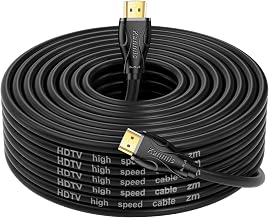 4K HDMI Cable 50ft, High Speed Hdmi 2.0 Cables &4K@60Hz 2K 1080P, Ultra High Speed Gold Plated Connectors hdmi Cord, Compatible with PlayStation Arc PS3 PS4 PC HDTV