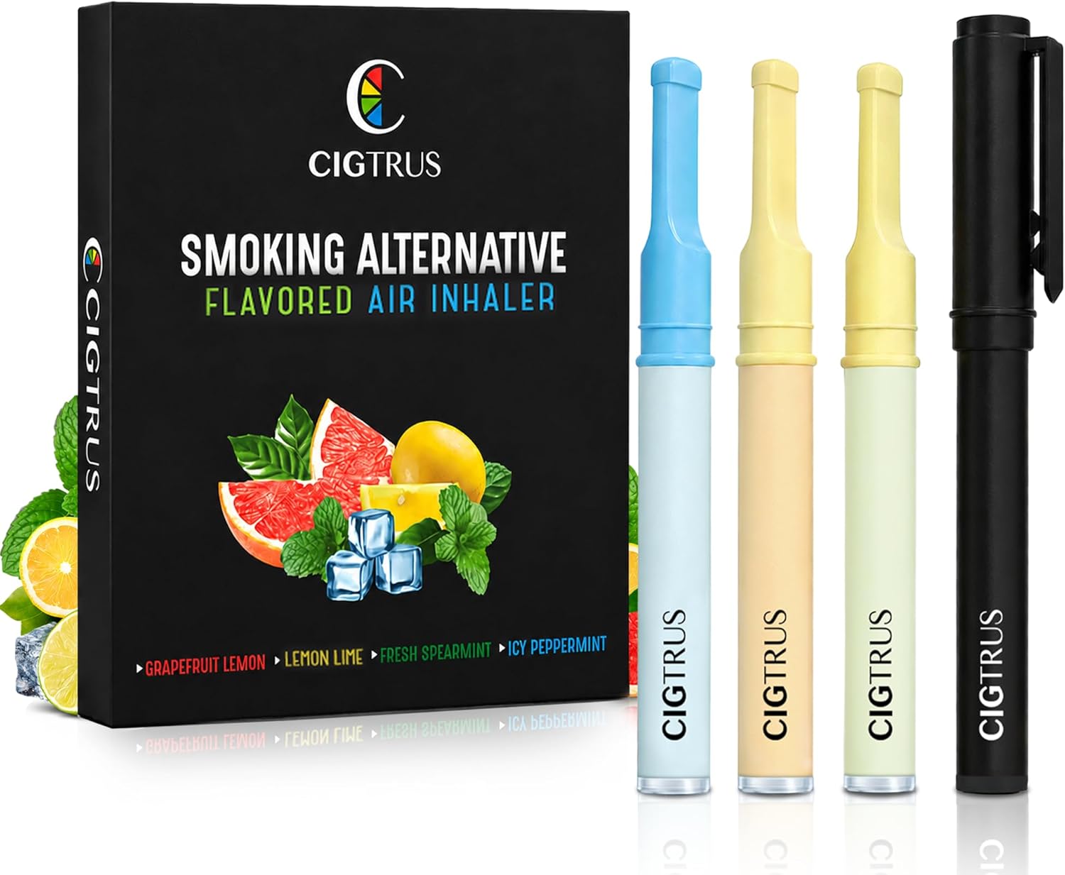 Cigtrus Smokeless Inhaler, Quit Smoking Aid - Variety Pack - 4 Flavors, Set of 4