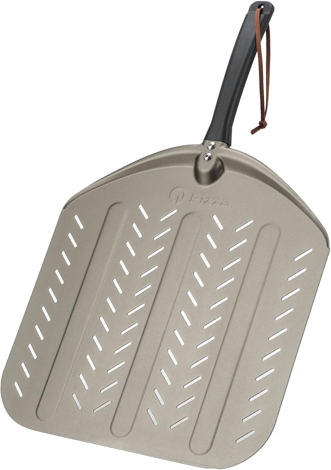 Perforated Pizza Peel, 12 inch Pizza Spatula for Baking Oven