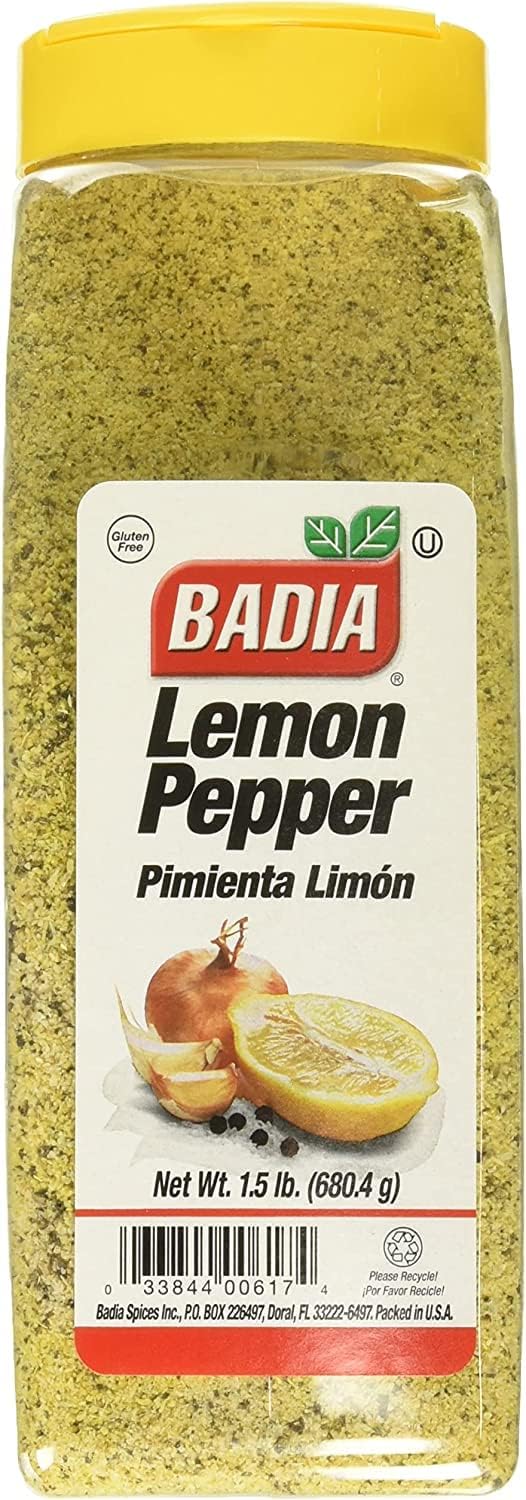 Badia Lemon Pepper Seasoning Catering Size 680.4g