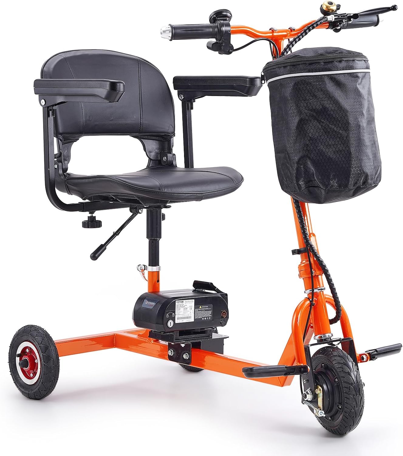 VEVOR 2025 Upgraded Lightweight Mobility Scooter for Adults & Seniors,50lb Foldable, FAA & Cruise Approved with 12 Mile Range & Removable Battery. Supports 330lbs | Portable Electric Powered Mobility Scooter, All Terrain Travel Wheelchair with 48V Lithium-ion Battery, Max Support 330 LBS