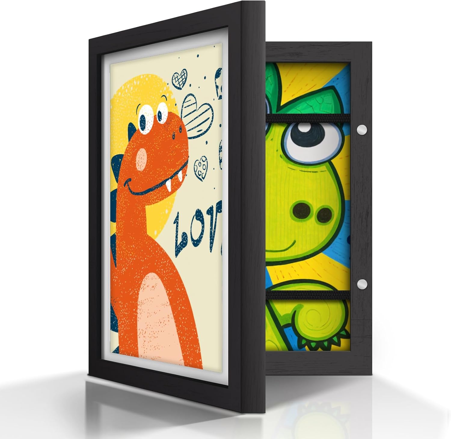 1-Pack 8.5x11 Kids Art Frames,Front Opening Kids Artwork Frames Changeable Child Artwork Picture Display,Children Storage Frame for Wall,Holds 50pcs Drawings,Craft,Art Project,Schoolwork.