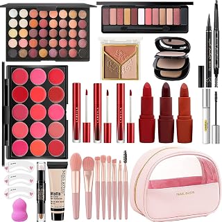 MISS ROSE M All In One Full Makeup Kit for Women, Multipurpose Makeup Sets, Beginners and Professionals Alike, Easy to Carry(Pink)