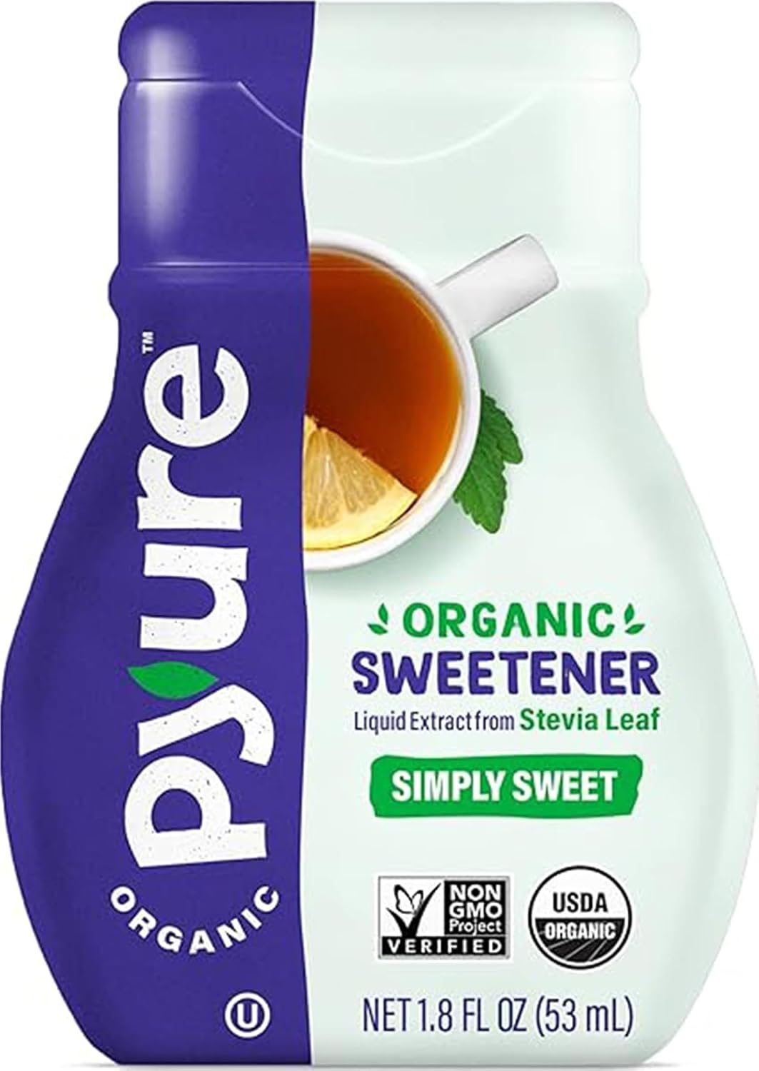 Pyure Liquid Stevia Extract | Zero Calorie Sugar-Free Sweetener, 1.8 Oz