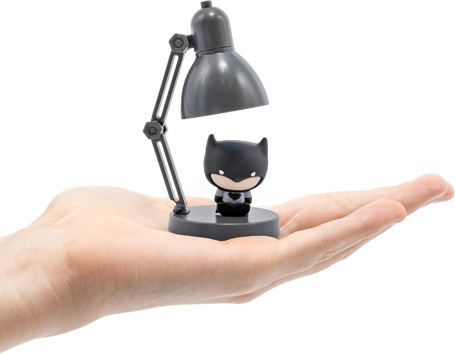 Blue Sky Studios Batman Mini Lamp Figure, Collectible Tiny Figurine Desk Decor, Licensed Gifts and Merchandise