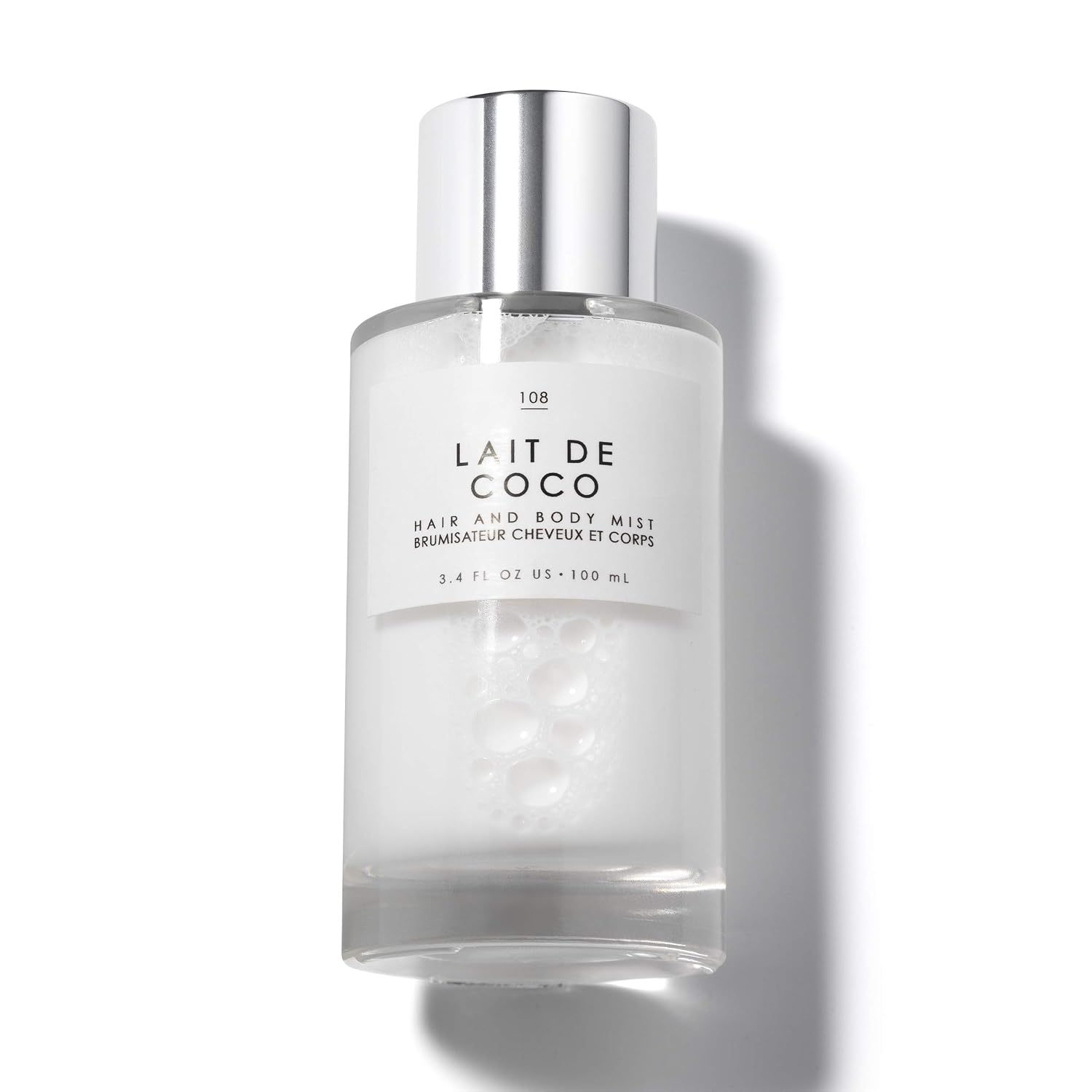 Le Monde Gourmand Lait de Coco Hair & Body Spray Mist - Bergamot, Vanilla, Coconut Fragrance Notes- 3.4oz (100ml)