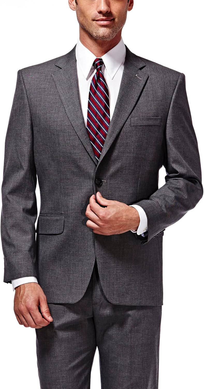 Haggar Men's JMH Premium Stretch Classic Fit Suit Separates - Pants & Jackets