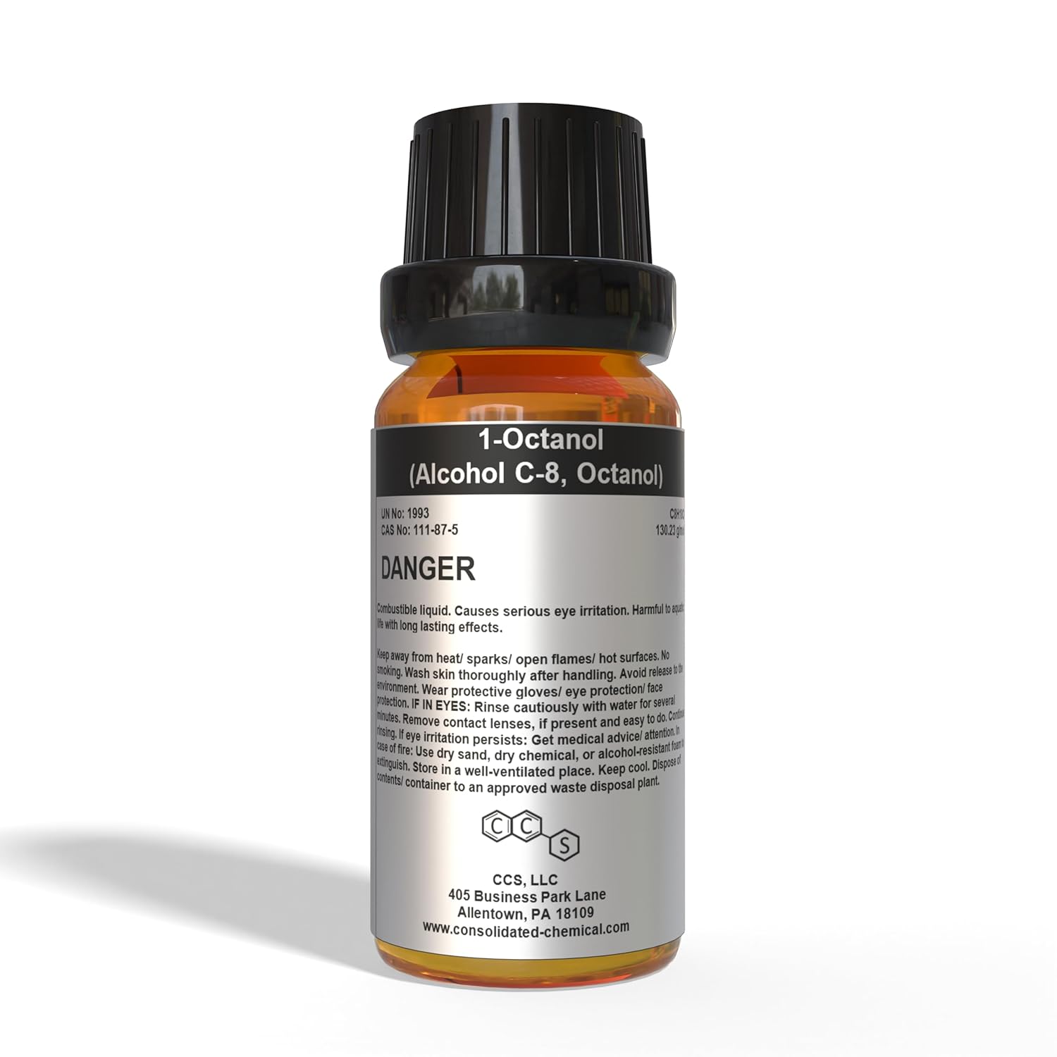 1-Octanol (Alcohol C-8, Octanol) High Purity Aroma Compound 30mL (1 Fl Oz)
