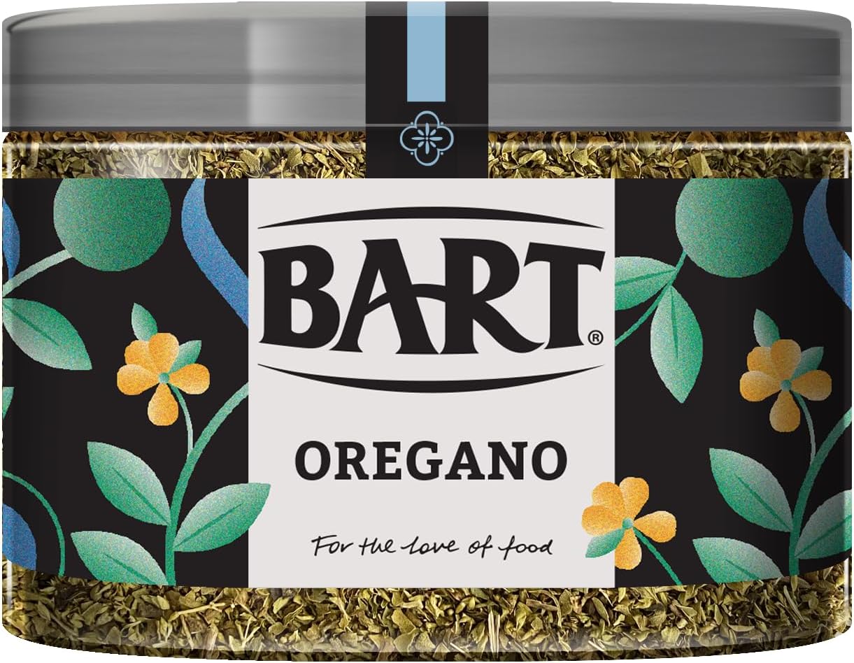 BART Oregano Large Jar - 70g - Intense Aroma & Flavour, Ideal for Greek Cooking, Italian Pizza & Pasta Sauce - Spice Rack Essentials