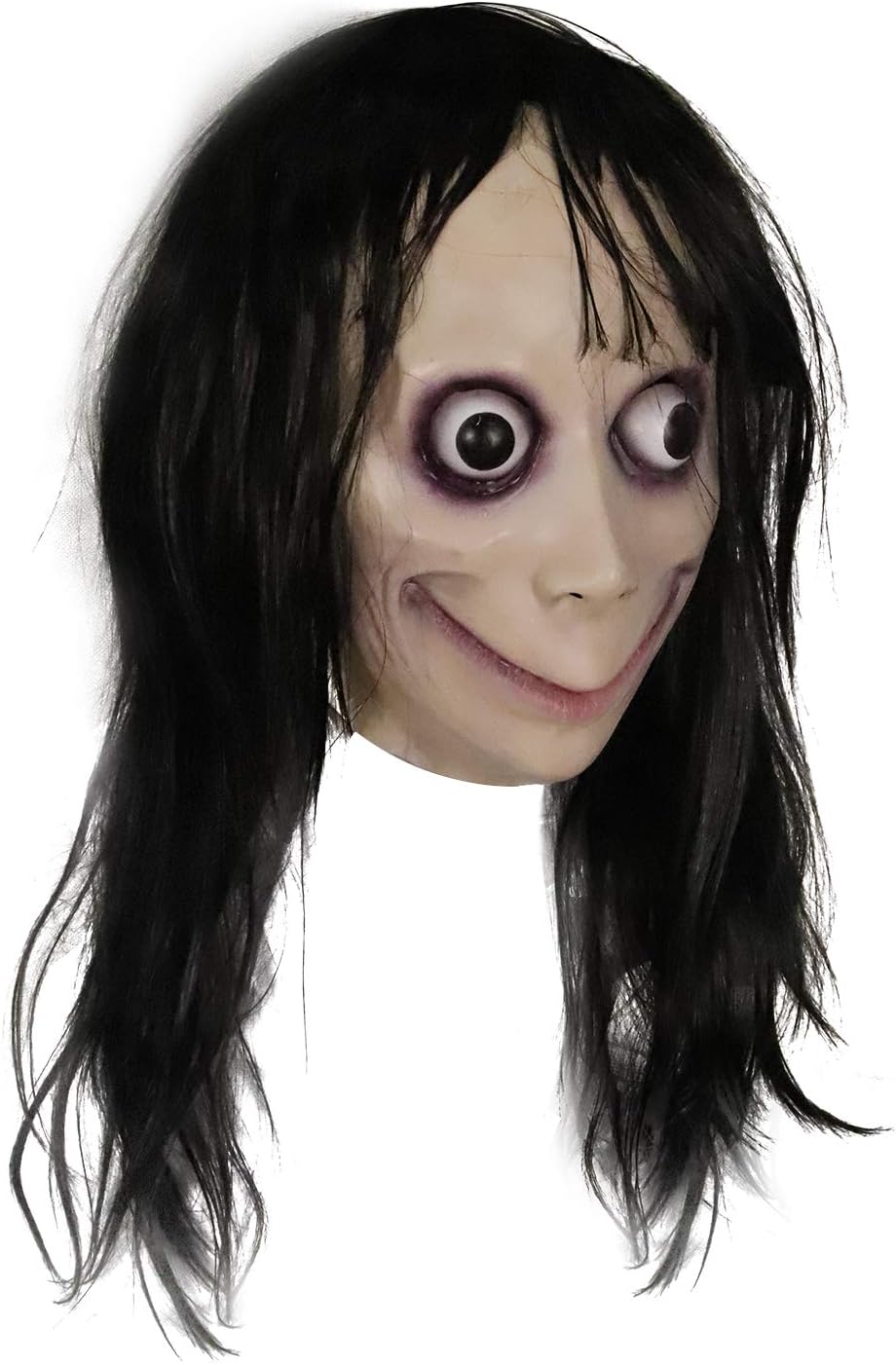 MOLEZU MOMO Mask for Adult Horror Devil Mask, Scary Costume Halloween Creepy Cosplay Party Decoration Prop, Halloween Scary Masks.