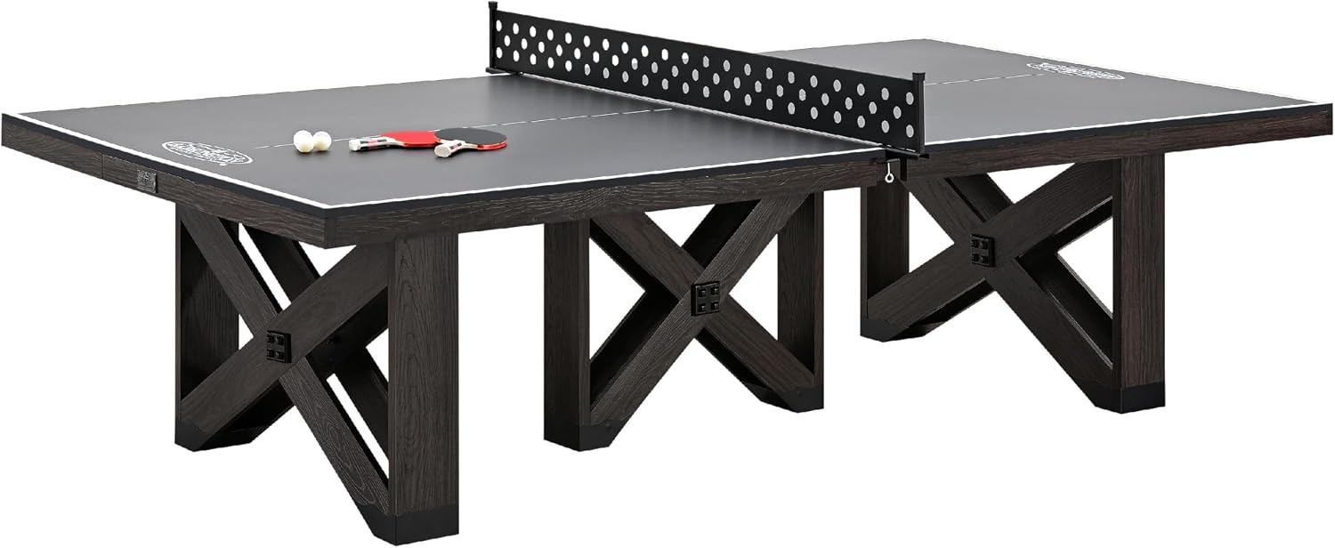 Barrington Table Tennis Multiple Style Ping Pong Tables with Metal Nets, Perfect for Family Game Rooms