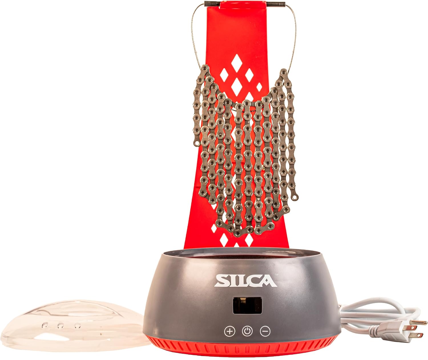 SILCA Bike Chain Wax Melting System for Immersive Waxing, 600ml Capacity | Compact at-home chain waxing kit, precise temperature control, integrated cooling rack, quick melting technology