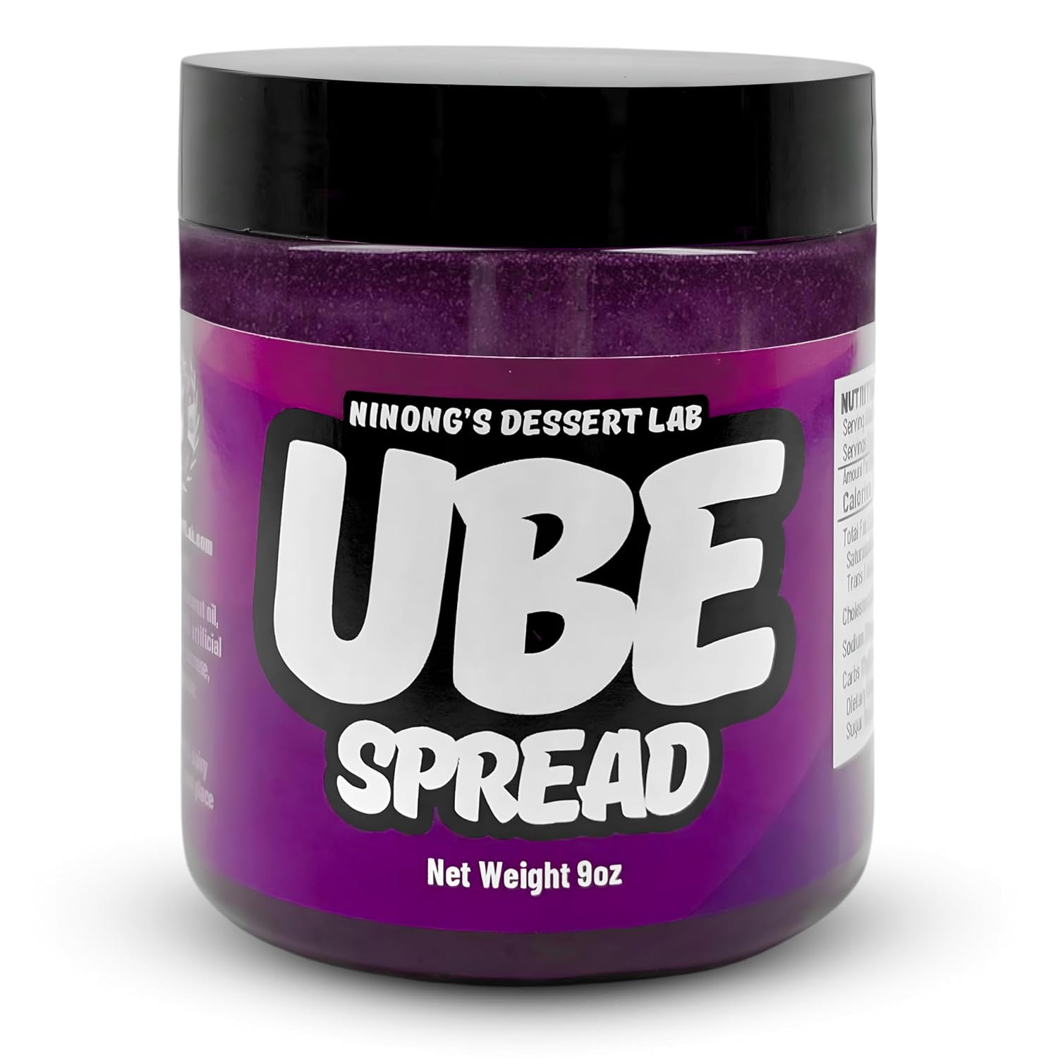 Ninong's Dessert Lab Ube Spread - Filipino Sweet Jam Made with 100% Real Ube, Jam for Spreading or Baking (9.5 oz Jar)
